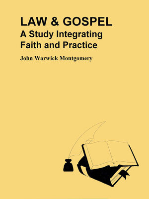 cover image of Law and Gospel